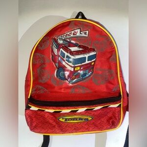 Vintage Tonka Red Fire Truck Kids Backpack 2004